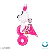 NHR Teddy Foldable Tricycle with Backrest Seat for Boys and Girls - 3 Years Kids, Pink, Plastic, Tricyle For Kids, Multipack:1